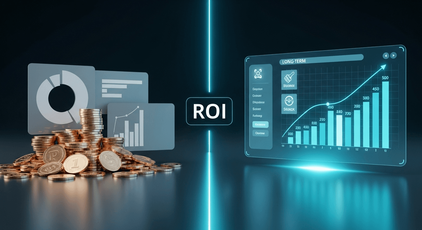 ROI של פיתוח תוכנה מותאם - למה זה השקעה, לא הוצאה